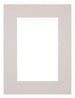 Passe Partout 45x60cm Karton Grijs Graniet Rand 6cm Recht Voorzijde | Yourdecoration.nl