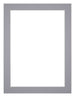 Passe Partout 75x100cm Karton Grijs Rand 3cm Recht Voorzijde | Yourdecoration.nl
