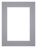 Passe Partout 45x60cm Karton Grijs Rand 5cm Recht Voorzijde | Yourdecoration.nl