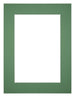 Passe Partout 75x100cm Karton Groen Bos Rand 5cm Recht Voorzijde | Yourdecoration.nl