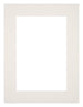 Passe Partout 75x100cm Karton Lichtgrijs Rand 5cm Recht Voorzijde | Yourdecoration.nl