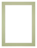 Passe Partout 60x80cm Karton Mintgroen Rand 3cm Recht Voorzijde | Yourdecoration.nl