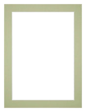 Passe Partout 45x60cm Karton Mintgroen Rand 3cm Recht Voorzijde | Yourdecoration.nl