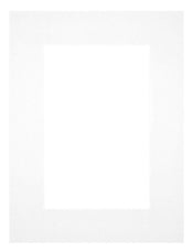 Passe Partout 45x60cm Karton Wit Rand 6cm Recht Voorzijde | Yourdecoration.nl