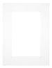 Passe Partout 45x60cm Karton Wit Rand 6cm Recht Voorzijde | Yourdecoration.nl