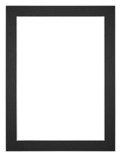 Passe Partout 45x60cm Karton Zwart Rand 3cm Recht Voorzijde | Yourdecoration.nl