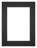 Passe Partout 45x60cm Karton Zwart Rand 5cm Recht Voorzijde | Yourdecoration.nl