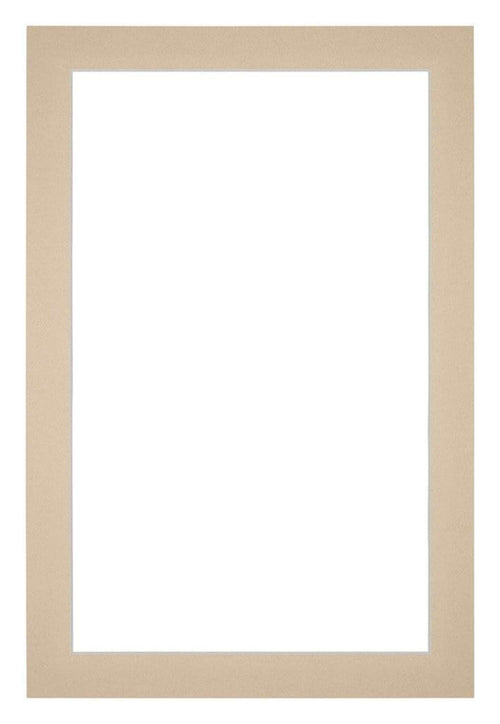 Passe Partout 40x60cm Karton Beige Rand 3cm Recht Voorzijde | Yourdecoration.nl