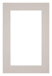 Passe Partout 60x90cm Karton Grijs Graniet Rand 5cm Recht Voorzijde | Yourdecoration.nl