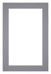 Passe Partout 62x93cm Karton Grijs Rand 4cm Recht Voorzijde | Yourdecoration.nl