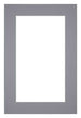 Passe Partout 40x60cm Karton Grijs Rand 5cm Recht Voorzijde | Yourdecoration.nl