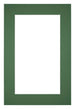 Passe Partout 60x90cm Karton Groen Bos Rand 5cm Recht Voorzijde | Yourdecoration.nl