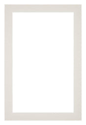 Passe Partout 40x60cm Karton Lichtgrijs Rand 3cm Recht Voorzijde | Yourdecoration.nl