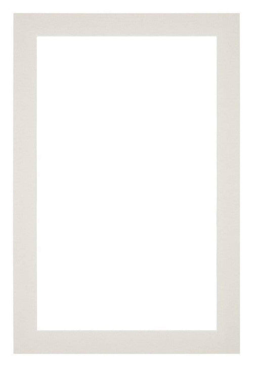 Passe Partout 40x60cm Karton Lichtgrijs Rand 3cm Recht Voorzijde | Yourdecoration.nl