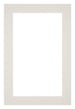 Passe Partout 62x93cm Karton Lichtgrijs Rand 4cm Recht Voorzijde | Yourdecoration.nl