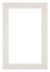 Passe Partout 20x30cm Karton Lichtgrijs Rand 4cm Recht Voorzijde | Yourdecoration.nl