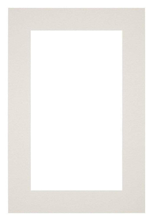 Passe Partout 62x93cm Karton Lichtgrijs Rand 5cm Recht Voorzijde | Yourdecoration.nl
