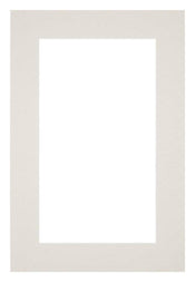Passe Partout 60x90cm Karton Lichtgrijs Rand 5cm Recht Voorzijde | Yourdecoration.nl