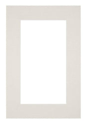Passe Partout 62x93cm Karton Lichtgrijs Rand 6cm Recht Voorzijde | Yourdecoration.nl