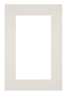 Passe Partout 62x93cm Karton Lichtgrijs Rand 6cm Recht Voorzijde | Yourdecoration.nl