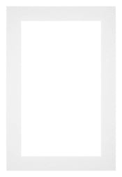 Passe Partout 20x30cm Karton Wit Rand 4cm Recht Voorzijde | Yourdecoration.nl