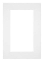 Passe Partout 62x93cm Karton Wit Rand 6cm Recht Voorzijde | Yourdecoration.nl