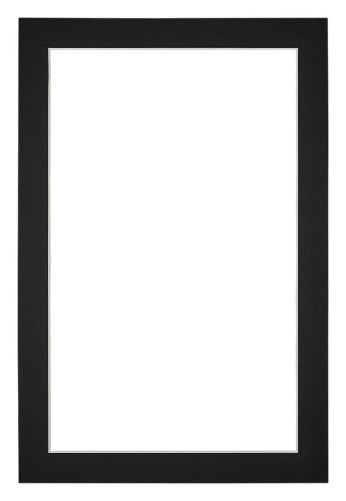 Passe Partout 40x60cm Karton Zwart Rand 3cm Recht Voorzijde | Yourdecoration.nl