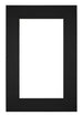 Passe Partout 62x93cm Karton Zwart Rand 6cm Recht Voorzijde | Yourdecoration.nl