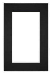 Passe Partout 61x91 5cm Karton Zwart Rand 6cm Recht Voorzijde | Yourdecoration.nl