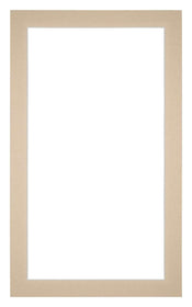 Passe Partout 30x50cm Karton Beige Rand 3cm Recht Voorzijde | Yourdecoration.nl