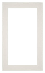 Passe Partout 30x50cm Karton Lichtgrijs Rand 4cm Recht Voorzijde | Yourdecoration.nl