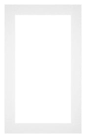 Passe Partout 30x50cm Karton Wit Rand 4cm Recht Voorzijde | Yourdecoration.nl