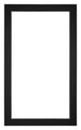 Passe Partout 30x50cm Karton Zwart Rand 3cm Recht Voorzijde | Yourdecoration.nl