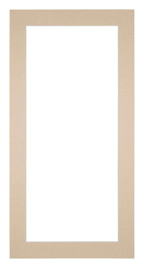 Passe Partout 20x40cm Karton Beige Rand 4cm Recht Voorzijde | Yourdecoration.nl