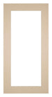 Passe Partout 40x70cm Karton Beige Rand 5cm Recht Voorzijde | Yourdecoration.nl