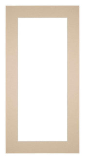 Passe Partout 40x80cm Karton Beige Rand 5cm Recht Voorzijde | Yourdecoration.nl