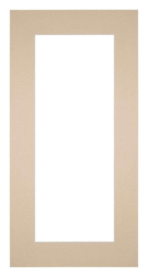Passe Partout 40x80cm Karton Beige Rand 6cm Recht Voorzijde | Yourdecoration.nl