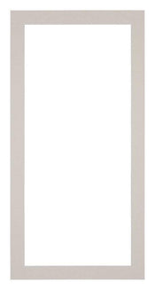 Passe Partout 20x40cm Karton Grijs Graniet Rand 3cm Recht Voorzijde | Yourdecoration.nl