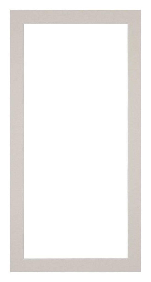 Passe Partout 20x40cm Karton Grijs Graniet Rand 3cm Recht Voorzijde | Yourdecoration.nl