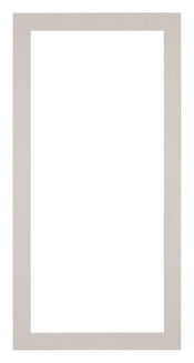 Passe Partout 20x40cm Karton Grijs Graniet Rand 3cm Recht Voorzijde | Yourdecoration.nl