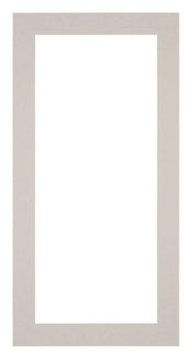 Passe Partout 45x80cm Karton Grijs Graniet Rand 4cm Recht Voorzijde | Yourdecoration.nl