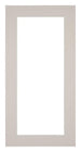 Passe Partout 40x70cm Karton Grijs Graniet Rand 5cm Recht Voorzijde | Yourdecoration.nl