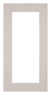 Passe Partout 45x80cm Karton Grijs Graniet Rand 6cm Recht Voorzijde | Yourdecoration.nl