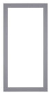 Passe Partout 20x40cm Karton Grijs Rand 3cm Recht Voorzijde | Yourdecoration.nl