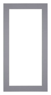 Passe Partout 45x80cm Karton Grijs Rand 4cm Recht Voorzijde | Yourdecoration.nl