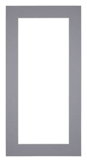 Passe Partout 30x60cm Karton Grijs Rand 5cm Recht Voorzijde | Yourdecoration.nl