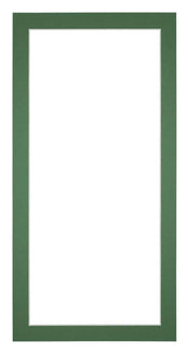 Passe Partout 20x40cm Karton Groen Bos Rand 3cm Recht Voorzijde | Yourdecoration.nl