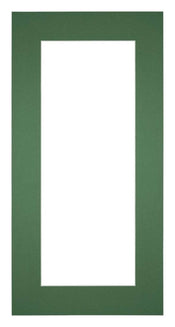 Passe Partout 40x80cm Karton Groen Bos Rand 6cm Recht Voorzijde | Yourdecoration.nl