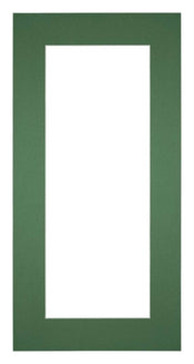 Passe Partout 40x70cm Karton Groen Bos Rand 6cm Recht Voorzijde | Yourdecoration.nl