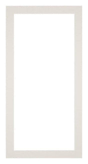 Passe Partout 20x40cm Karton Lichtgrijs Rand 3cm Recht Voorzijde | Yourdecoration.nl